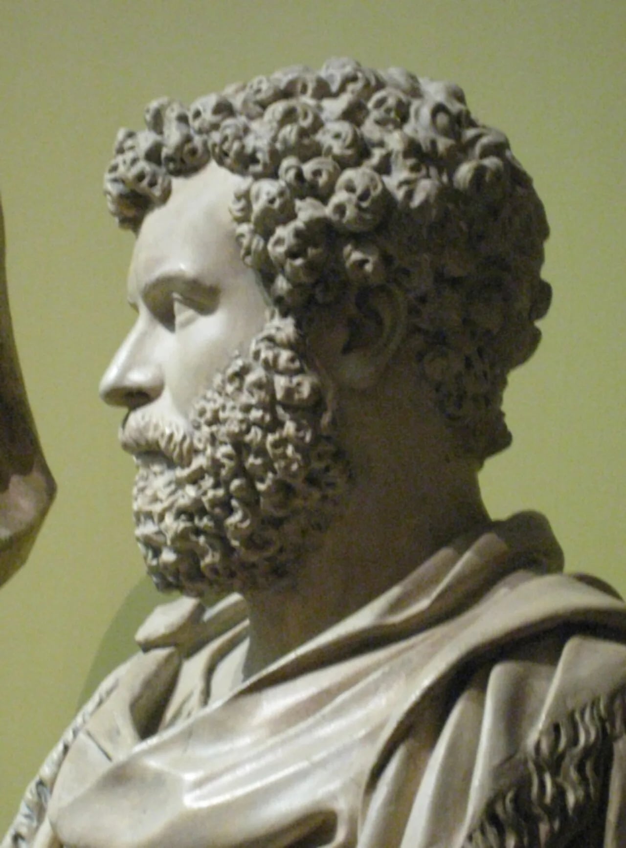Portrait of Clodius Albinus (150–197) – memorial page