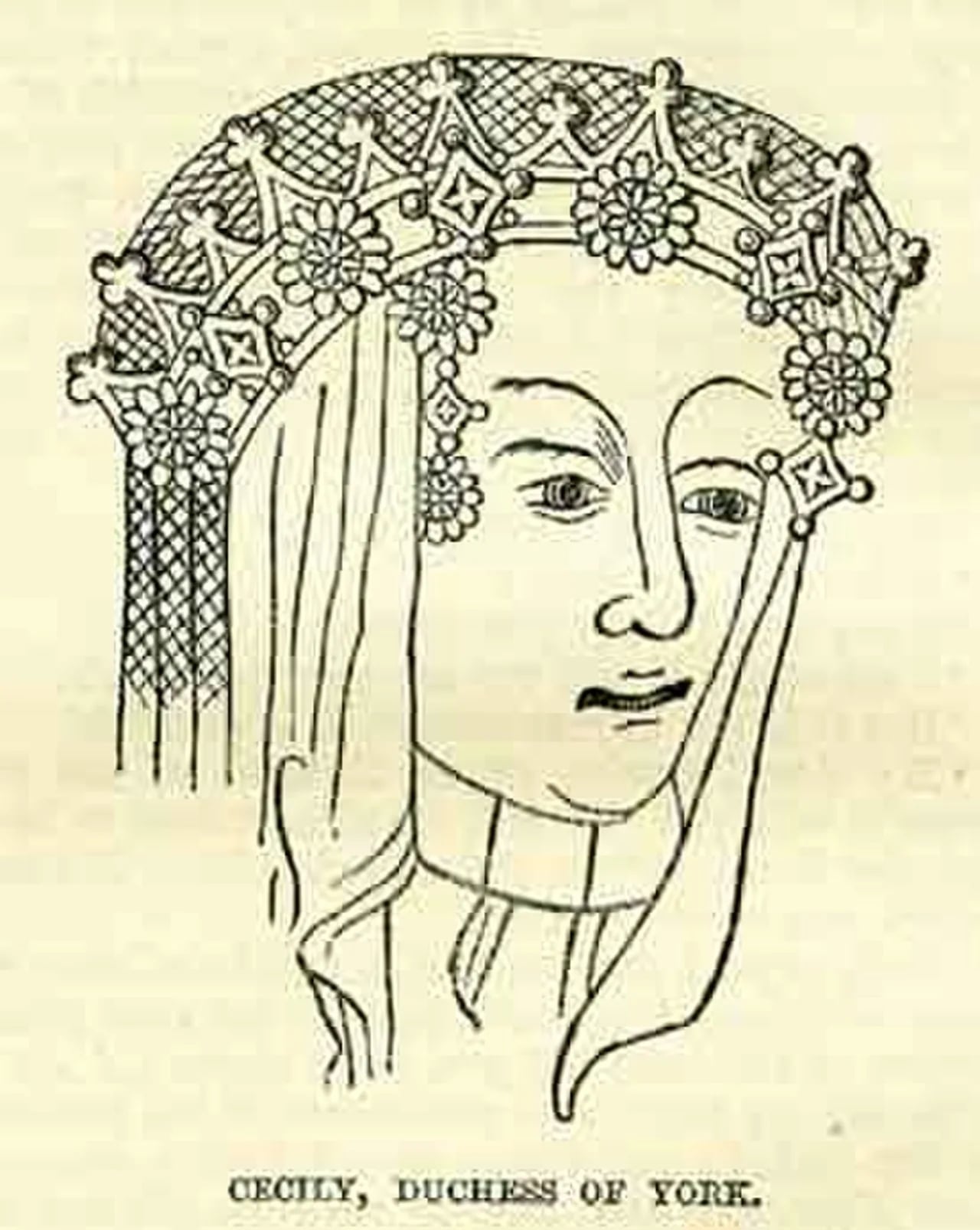 Porträt von Cecily Neville (1415–1495) – Gedenkseite