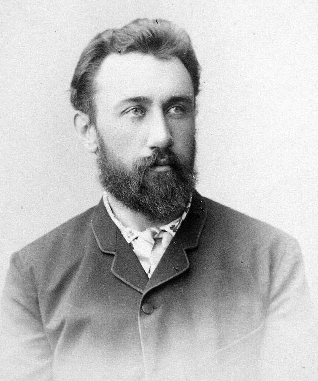 Porträt von Borys Hrintschenko (1863–1910) – Gedenkseite