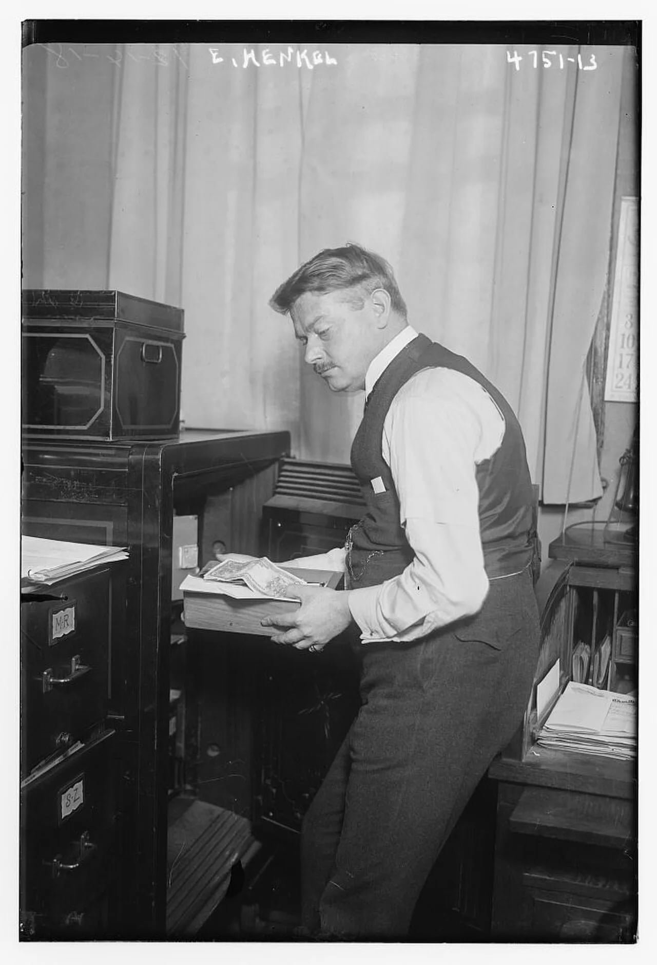 Portrait of Ernest Henkel (1876–1935) – memorial page