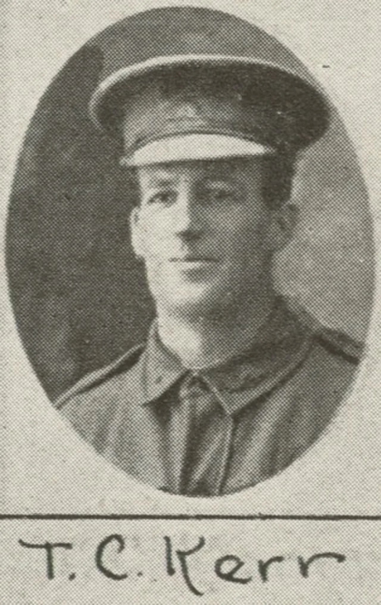 Portrait of Thomas Caldwell Kerr (1887–1956) – memorial page