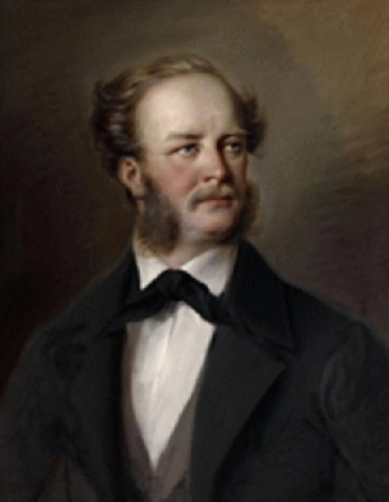 Porträt von Georg Johann Heinrich von Buquoy (1814–1882) – Gedenkseite