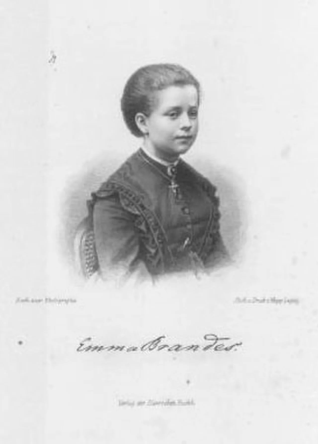 Porträt von Emma Engelmann (1853–1940) – Gedenkseite
