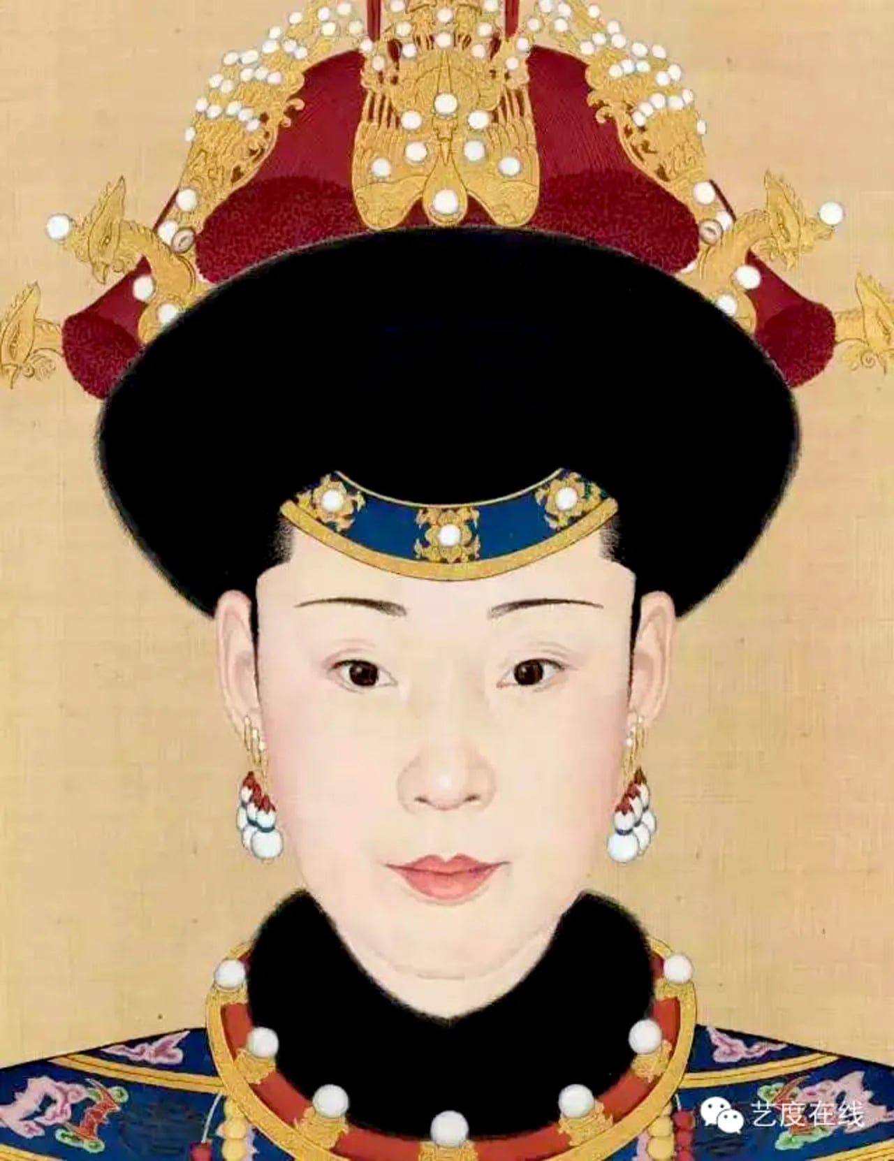 Portrait of Imperial Noble Consort Chunhui (1713–1760) – memorial page
