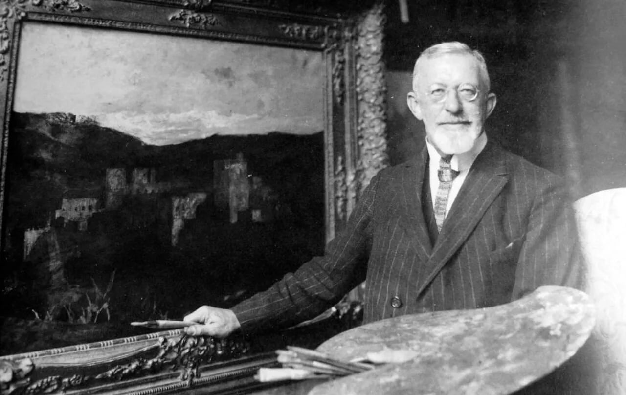Porträt von Anton Müller-Wischin (1865–1949) – Gedenkseite