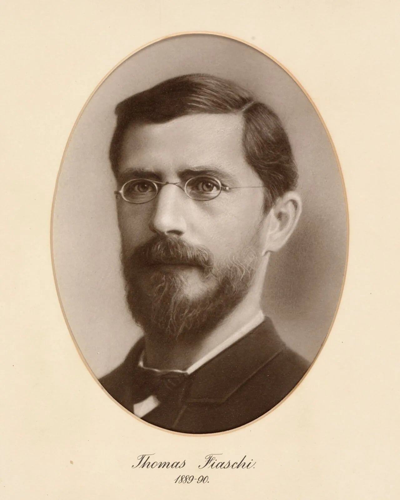Porträt von Thomas Henry Fiaschi (1853–1927) – Gedenkseite