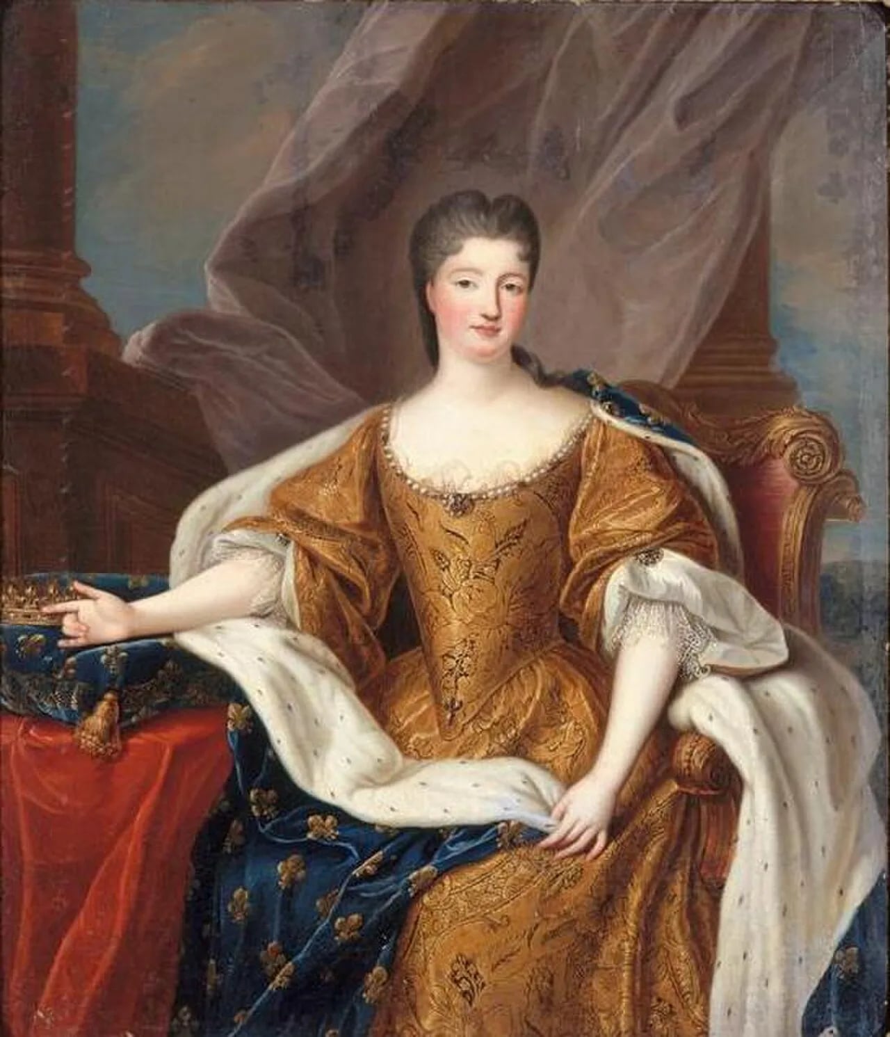 Porträt von Marie Anne de Bourbon (1689–1720) – Gedenkseite