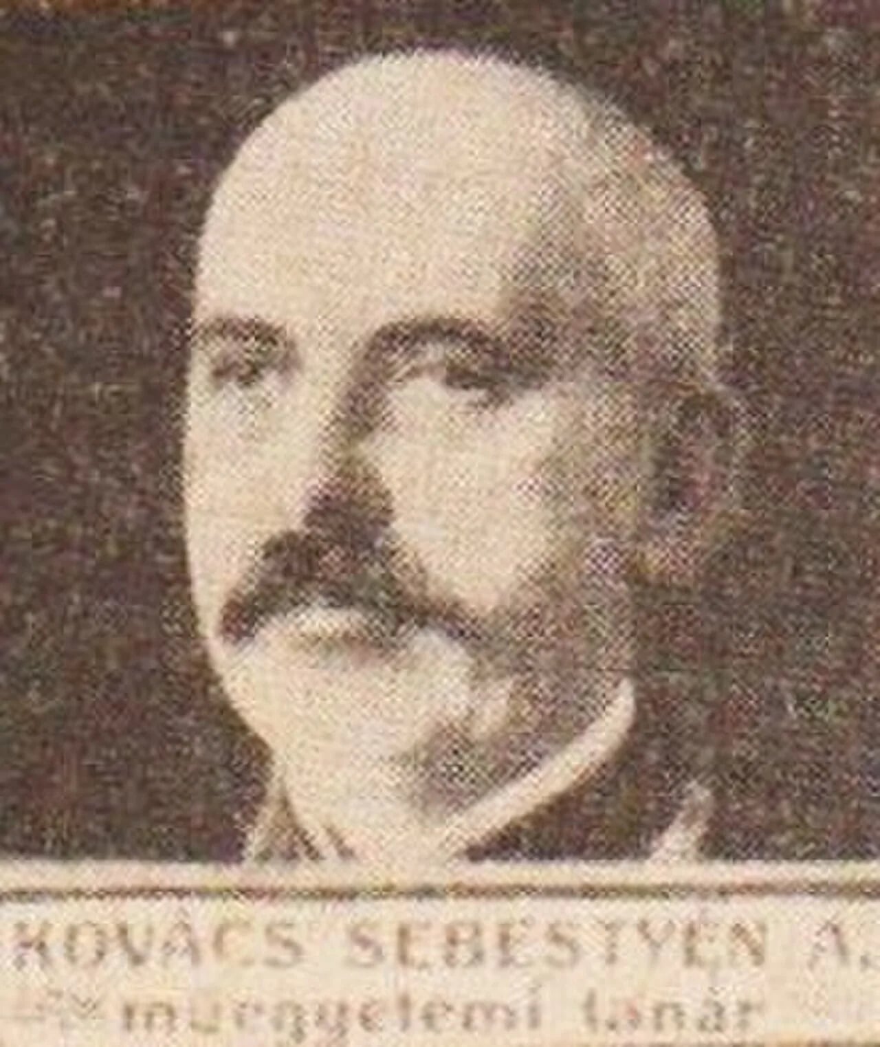 Porträt von Aladár Kovács Sebestény (1858–1921) – Gedenkseite