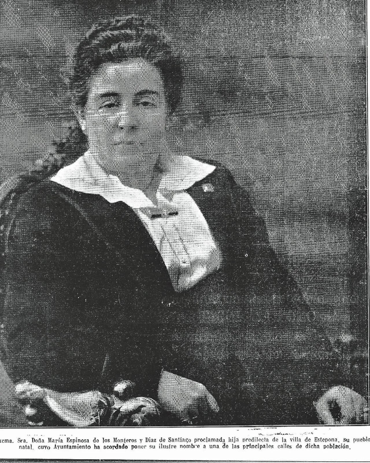 Porträt von María Espinosa de los Monteros (1875–1946) – Gedenkseite