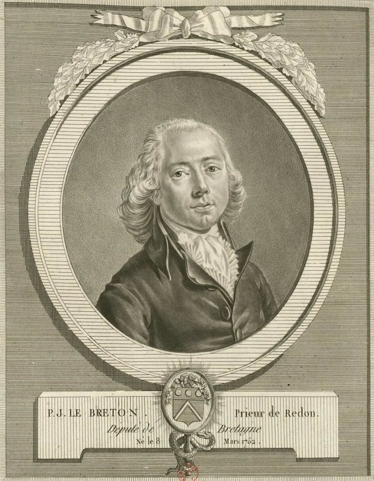Portrait of Pierre-Jean Le Breton (1752–1829) – memorial page