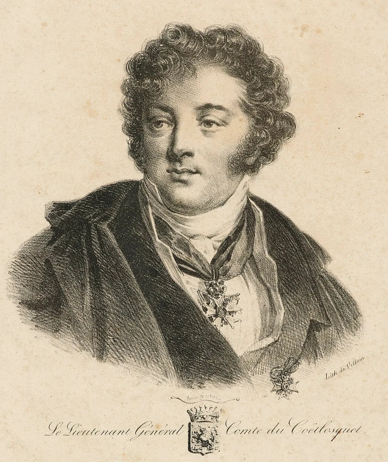 Portrait of Charles Yves César Cyr du Coëtlosquet (1783–1837) – memorial page