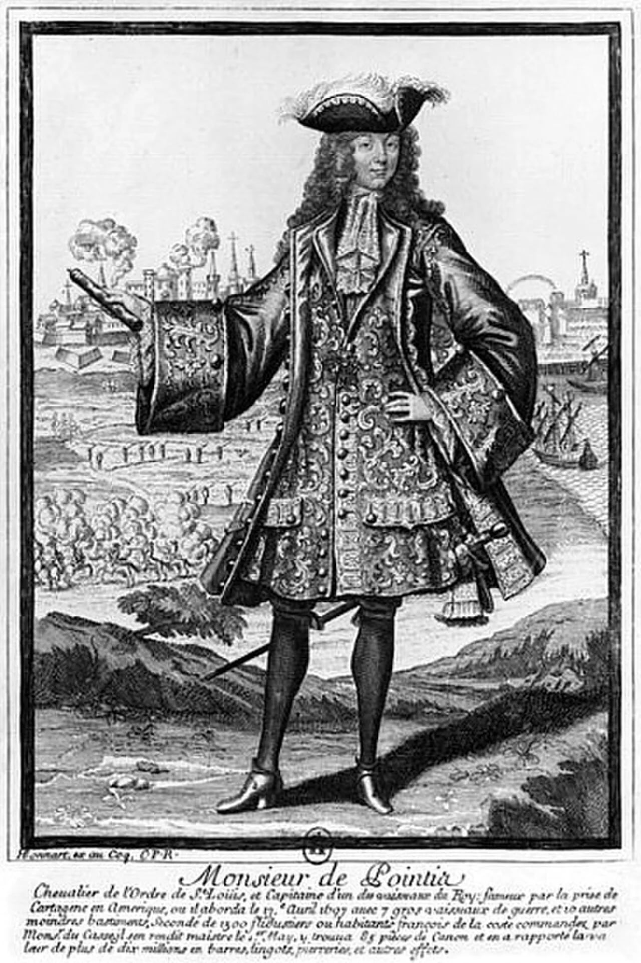 Portrait of Jean-Bernard de Pointis (1645–1707) – memorial page