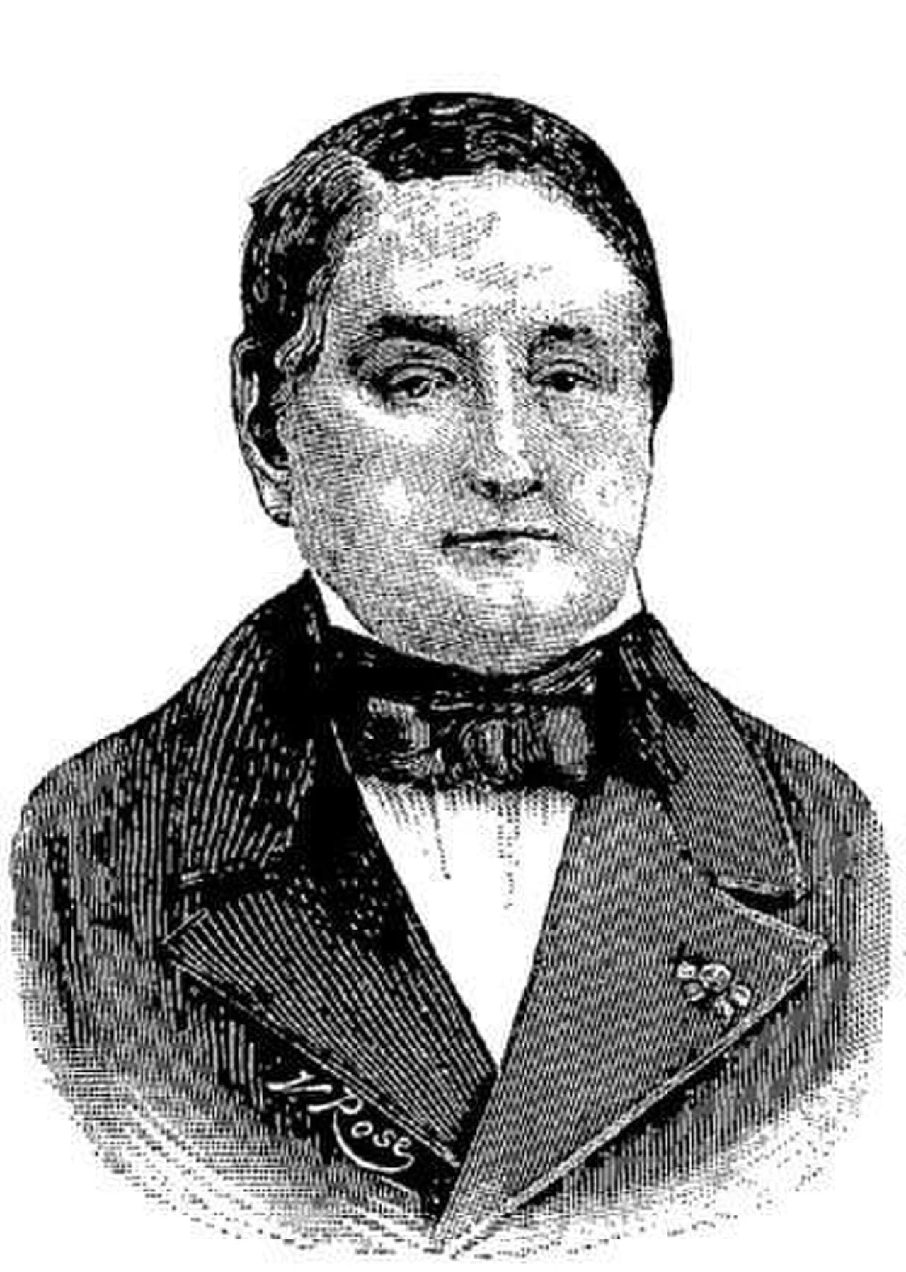 Porträt von Hippolyte Conchon (1794–1865) – Gedenkseite