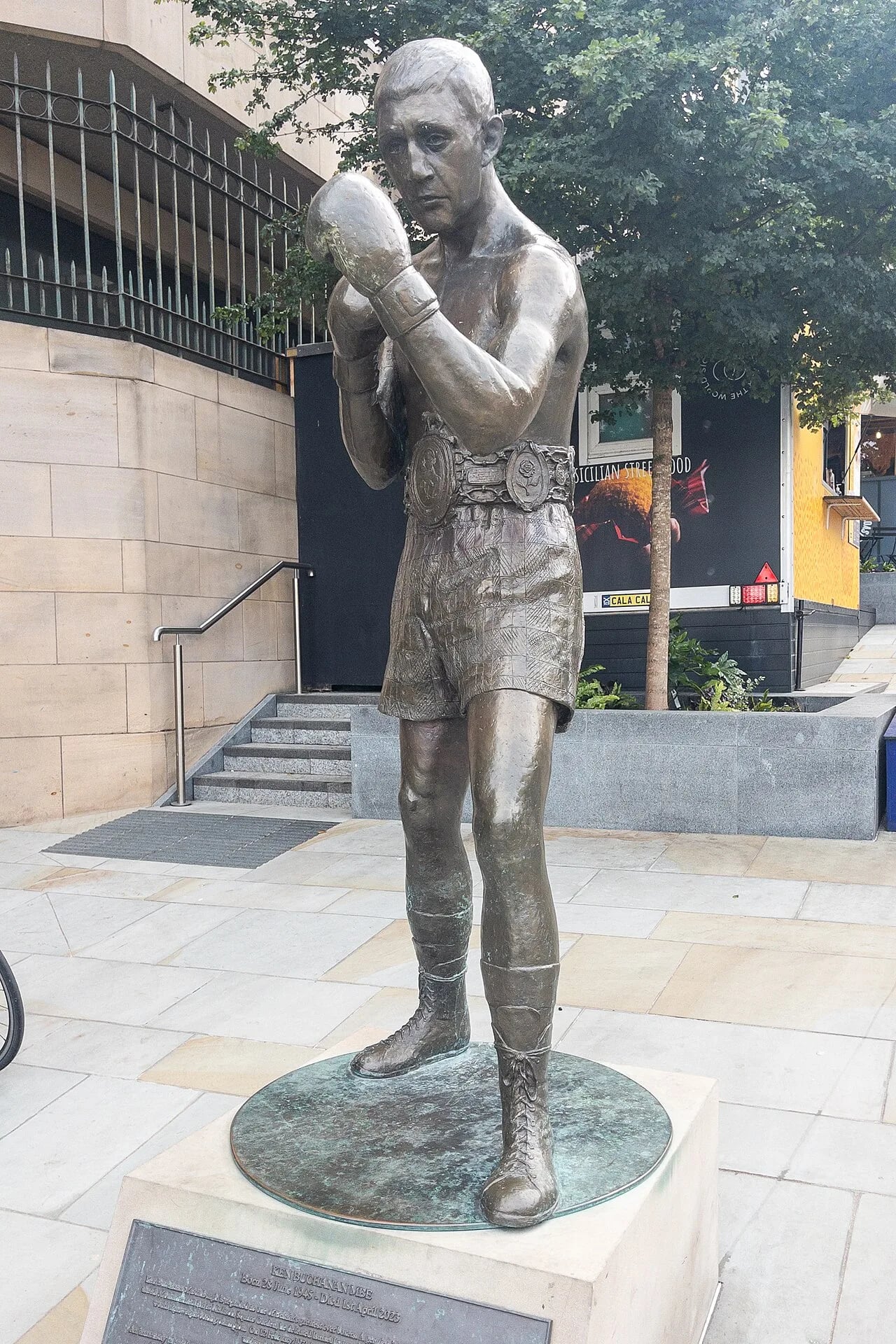 Portrait of Ken Buchanan (1945–2023) – memorial page
