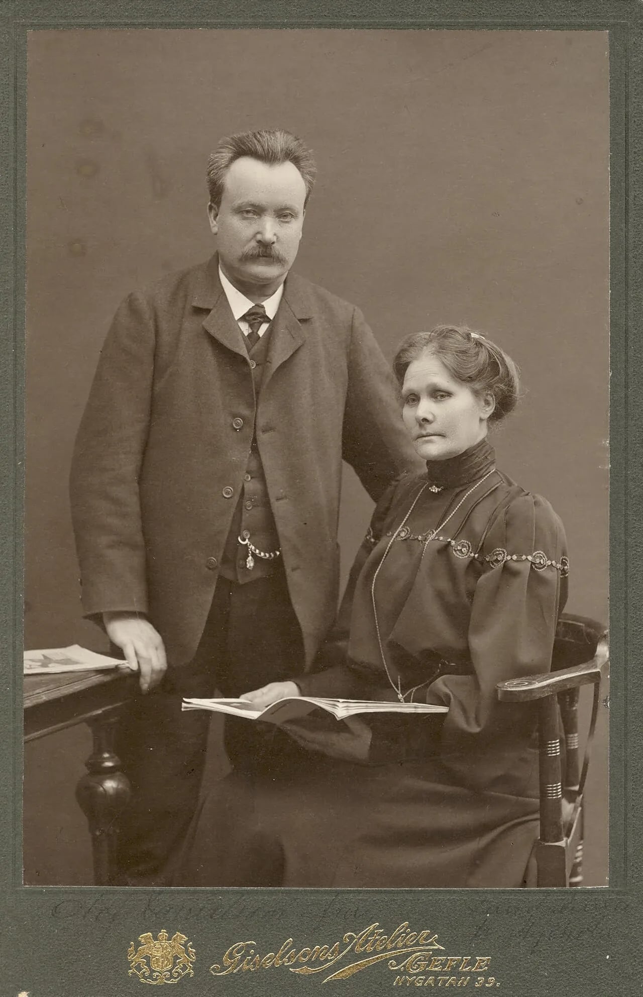 Portrait of Kymmer Olof Danielsson (1855–1910) – memorial page