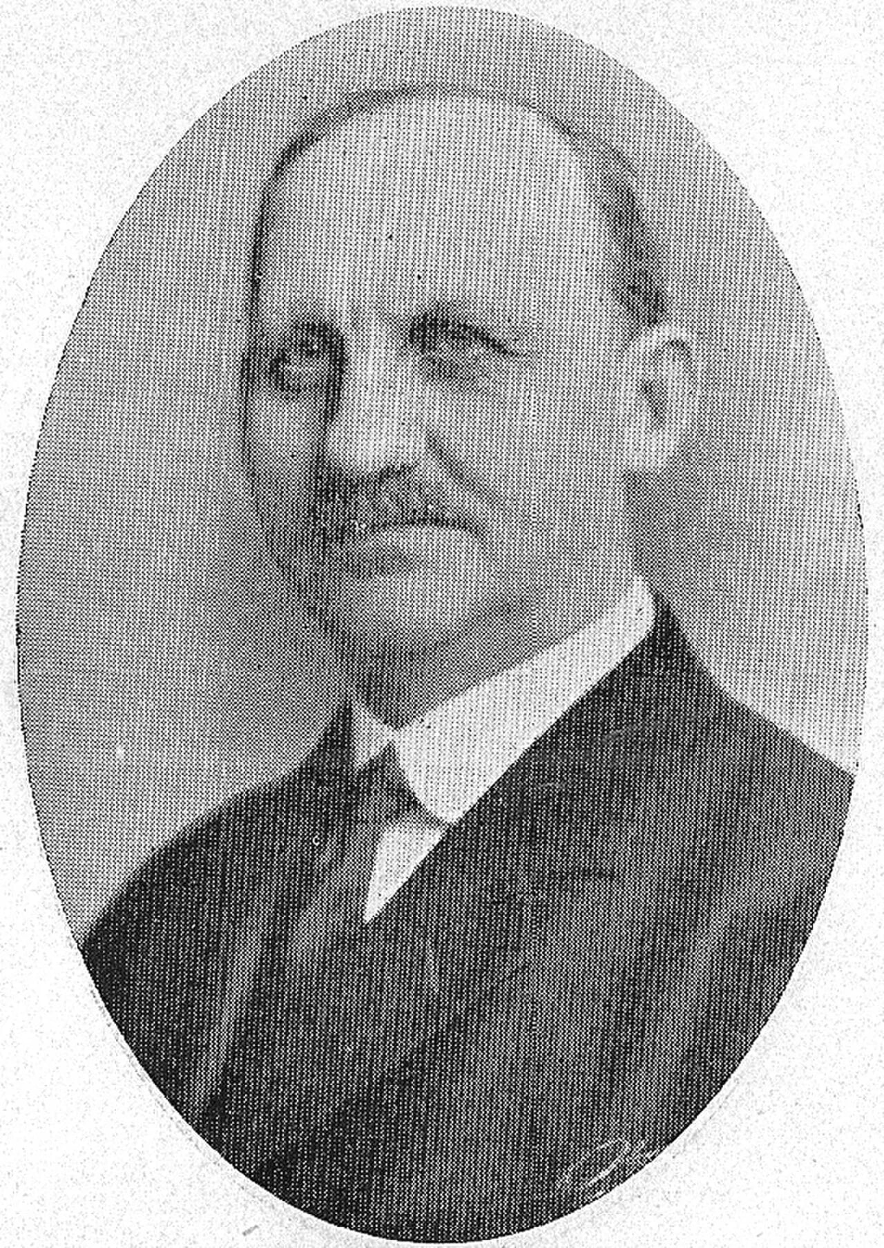 Porträt von Nils Mathiasson (1868–1959) – Gedenkseite