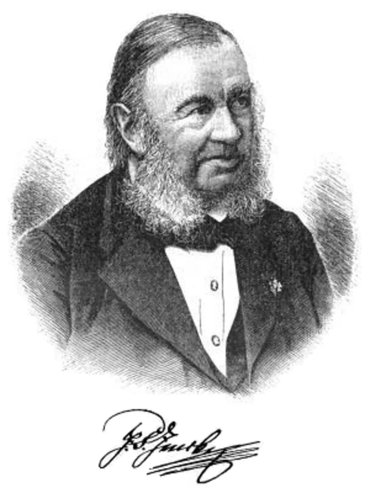 Porträt von Johann Friedrich Jencke (1812–1893) – Gedenkseite