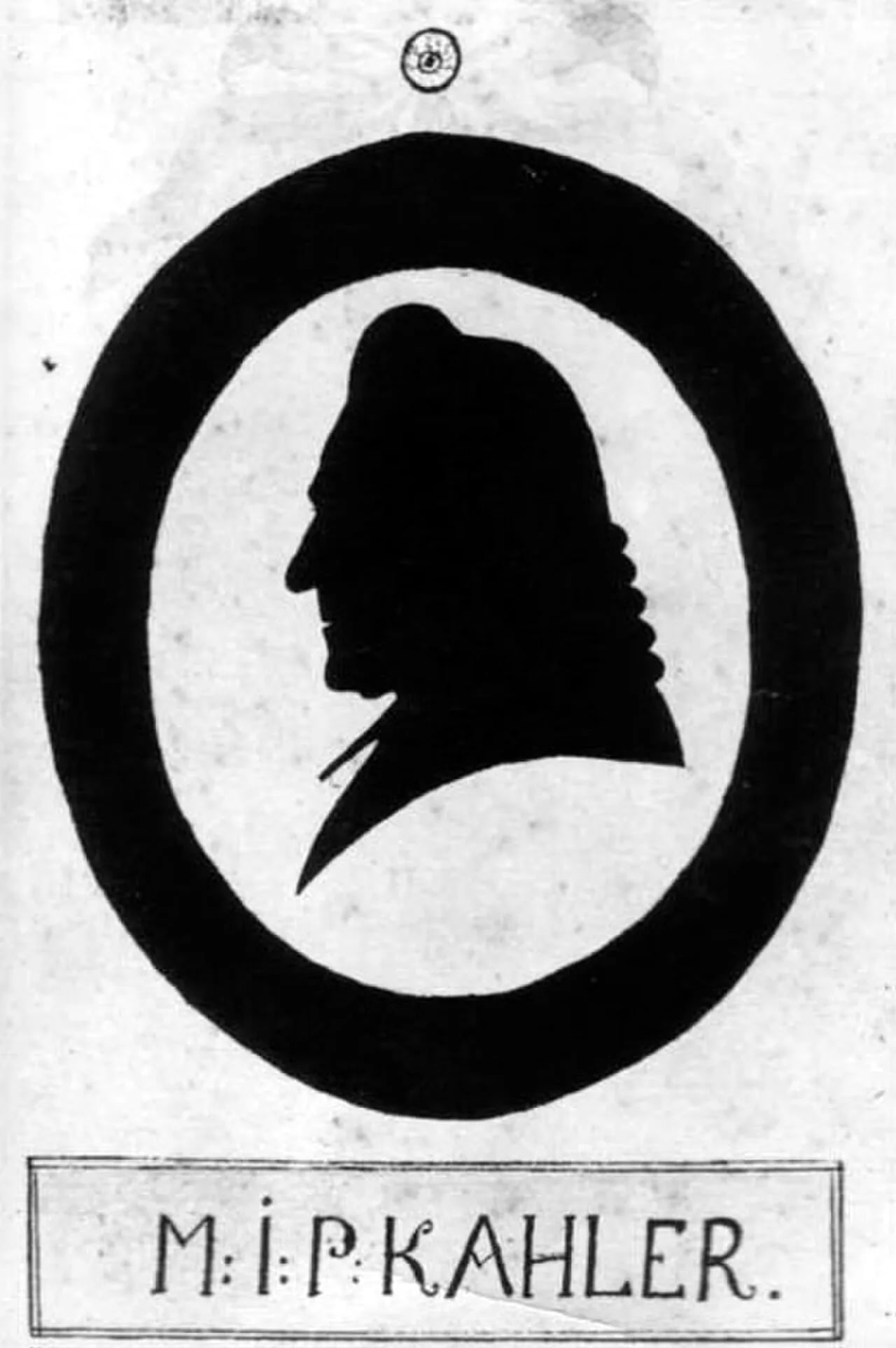 Porträt von Johann Philipp Kahler (1726–1792) – Gedenkseite