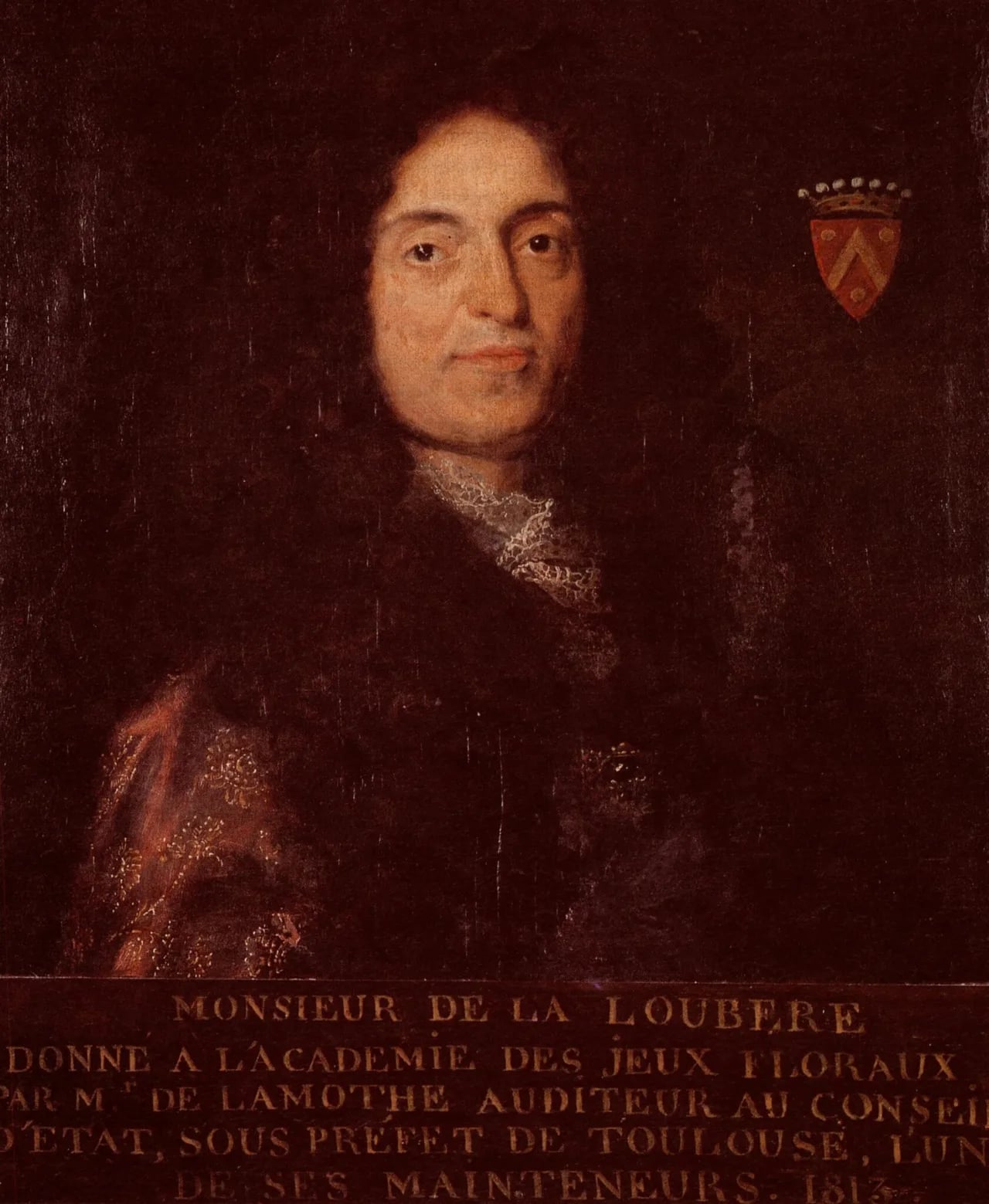 Porträt von Simon de la Loubère (1642–1729) – Gedenkseite