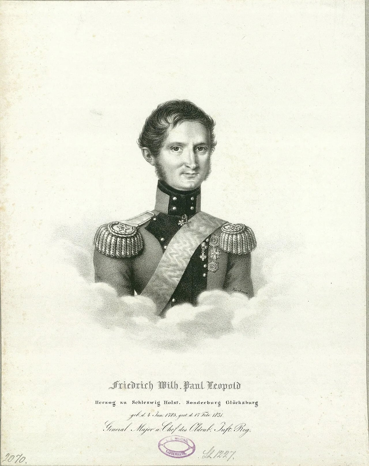 Portrait of Friedrich Wilhelm (1785–1831) – memorial page