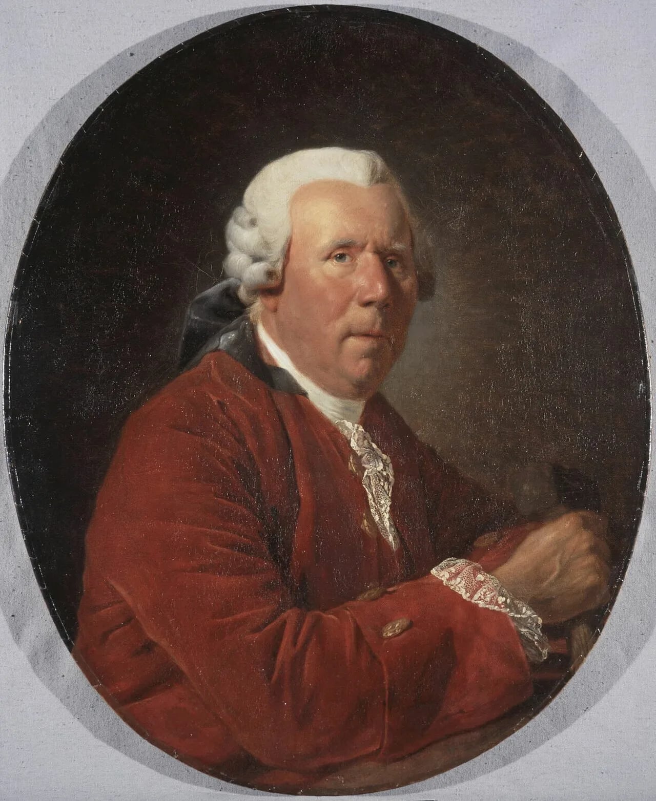 Porträt von Nicolas Sébastien Adam (1705–1778) – Gedenkseite