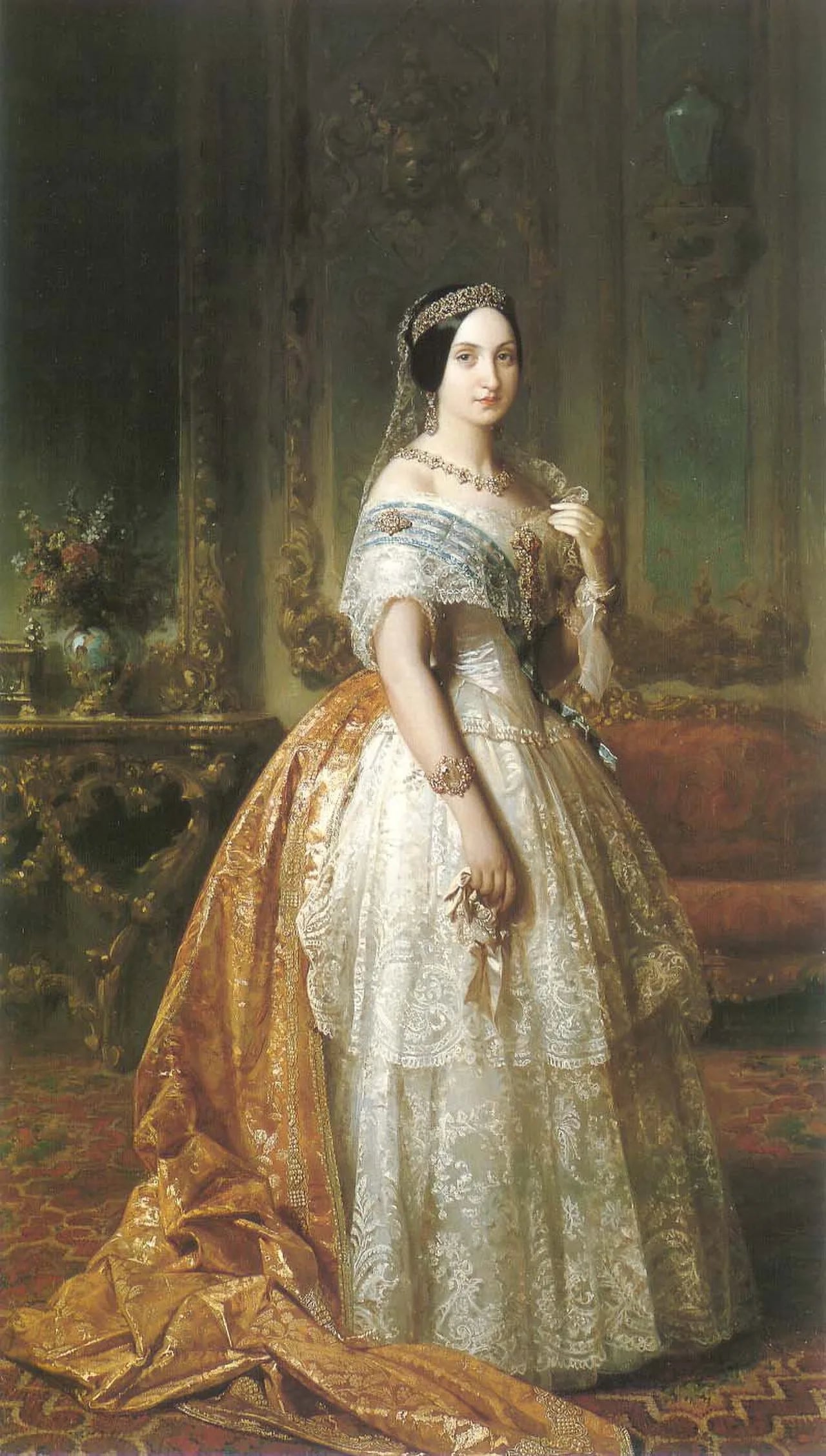 Porträt von Luisa Fernanda von Spanien (1832–1897) – Gedenkseite