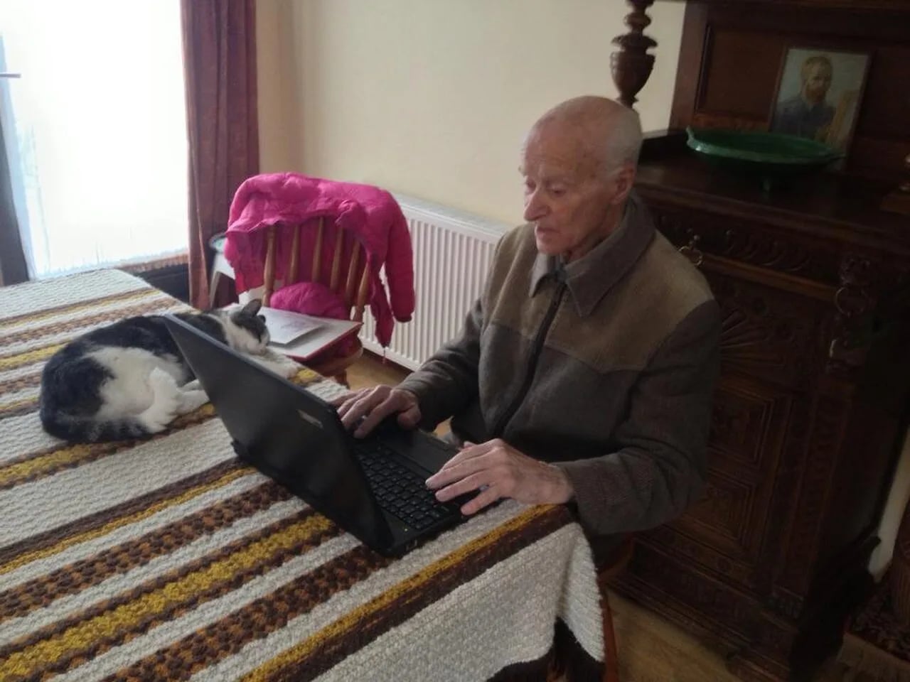 Portrait of Bram Huijser (1922–2016) – memorial page