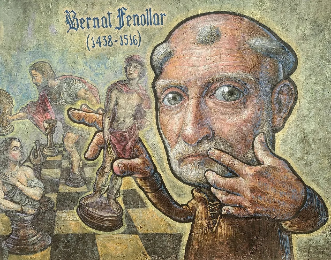 Porträt von Bernat Fenollar (1438–1516) – Gedenkseite