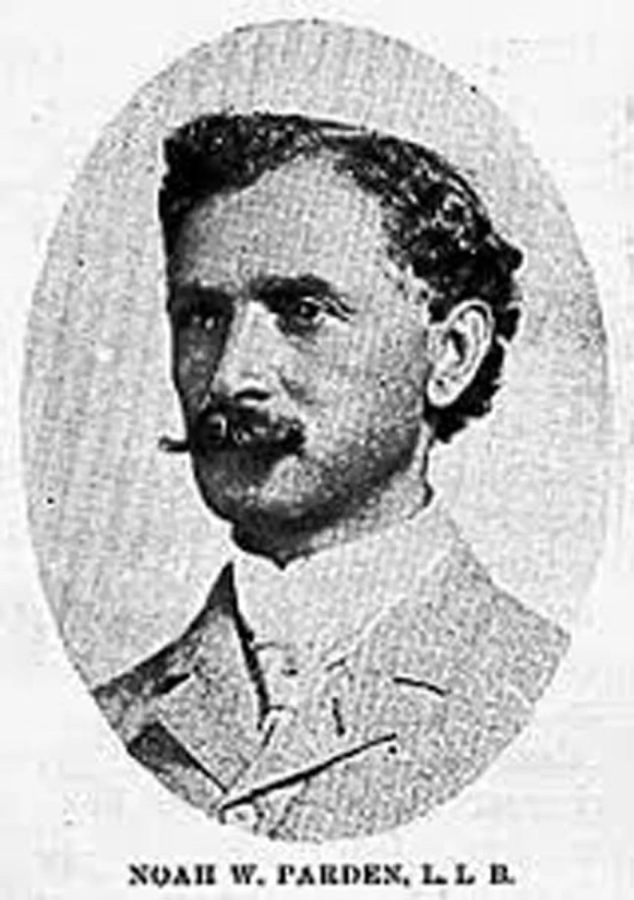 Portrait of Noah W. Parden (1868–1944) – memorial page