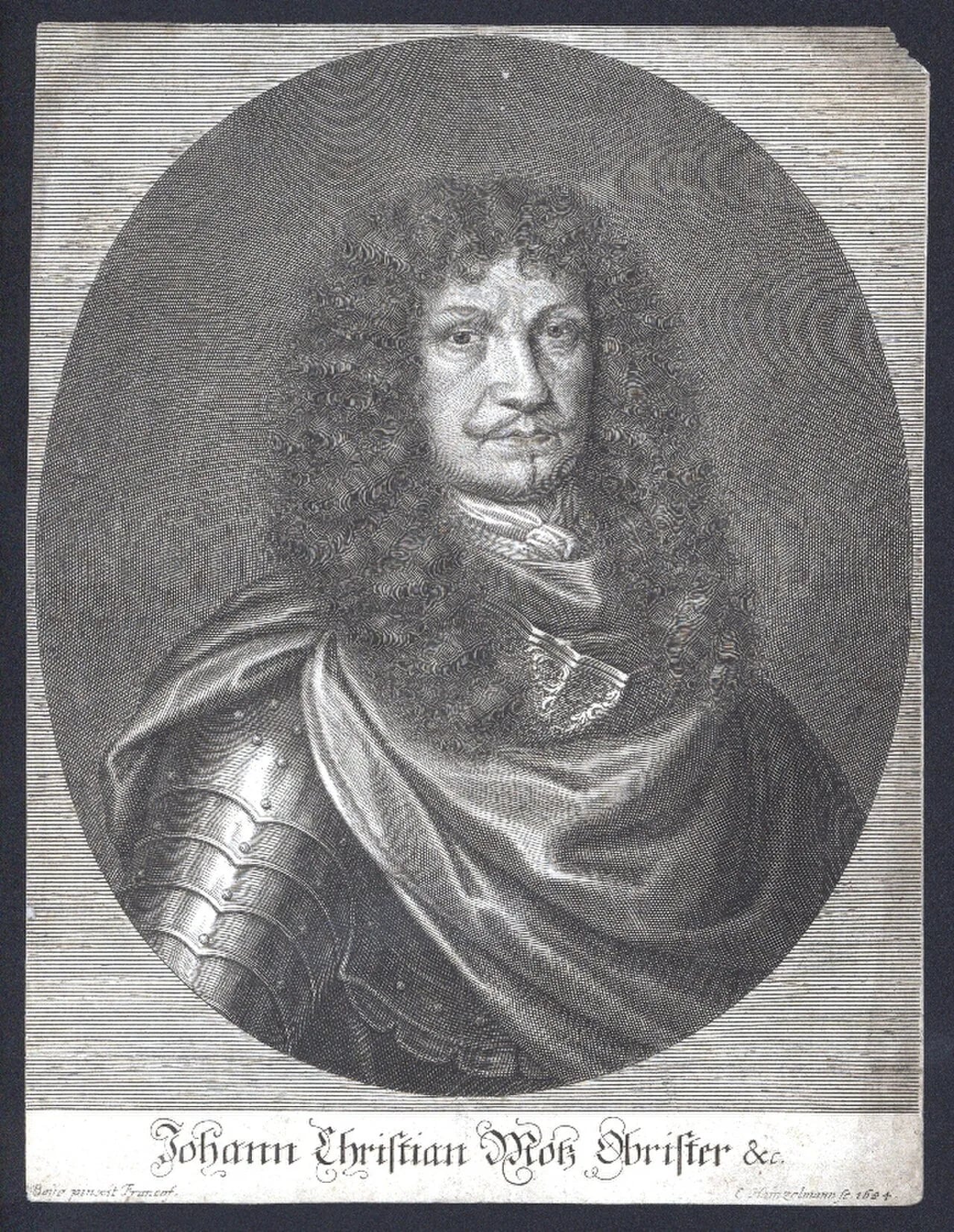 Porträt von Johann Christian Motz (1604–1683) – Gedenkseite