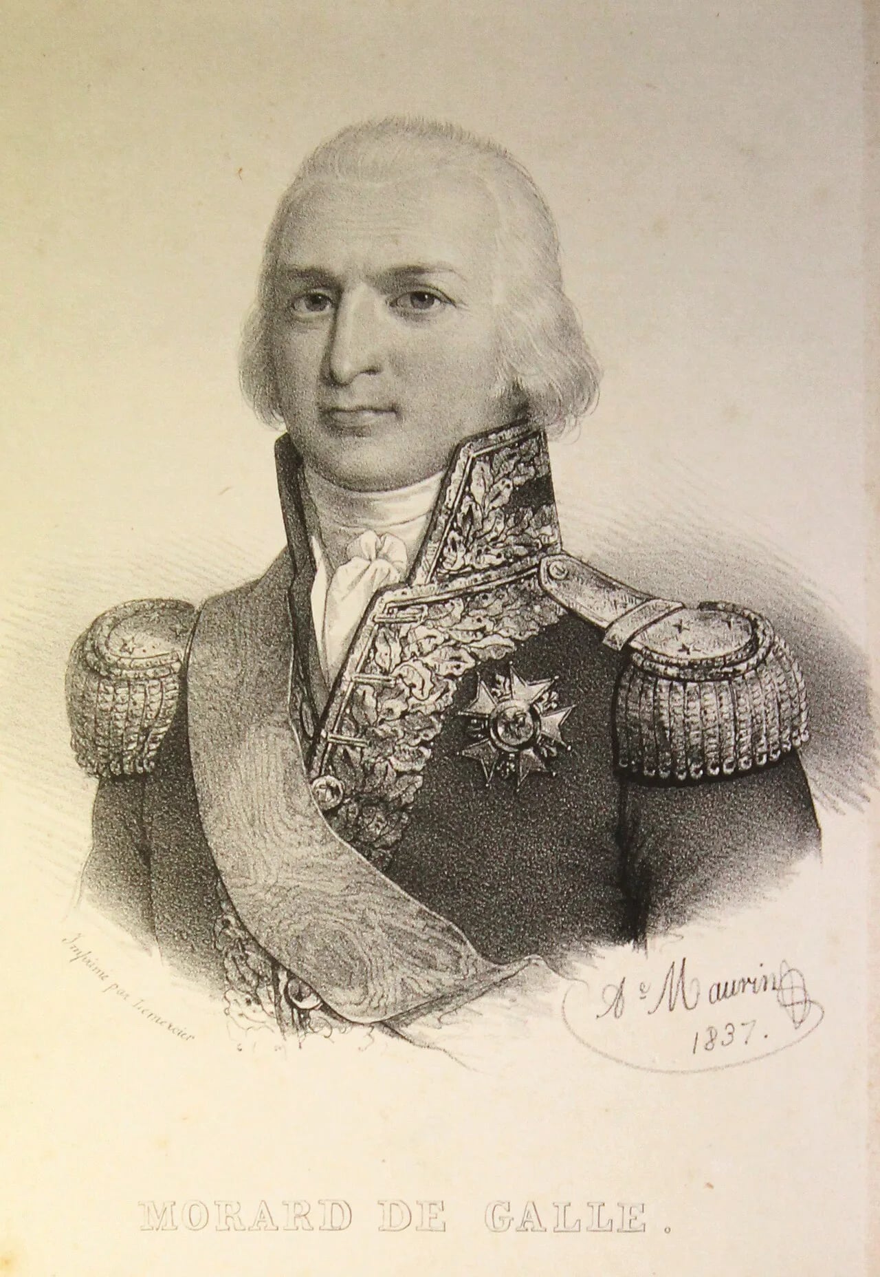 Porträt von Justin Bonaventure Morard de Galles (1741–1809) – Gedenkseite
