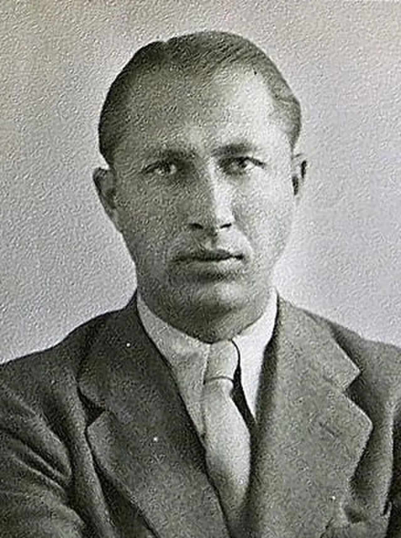 Porträt von Dušan Popov (1912–1981) – Gedenkseite