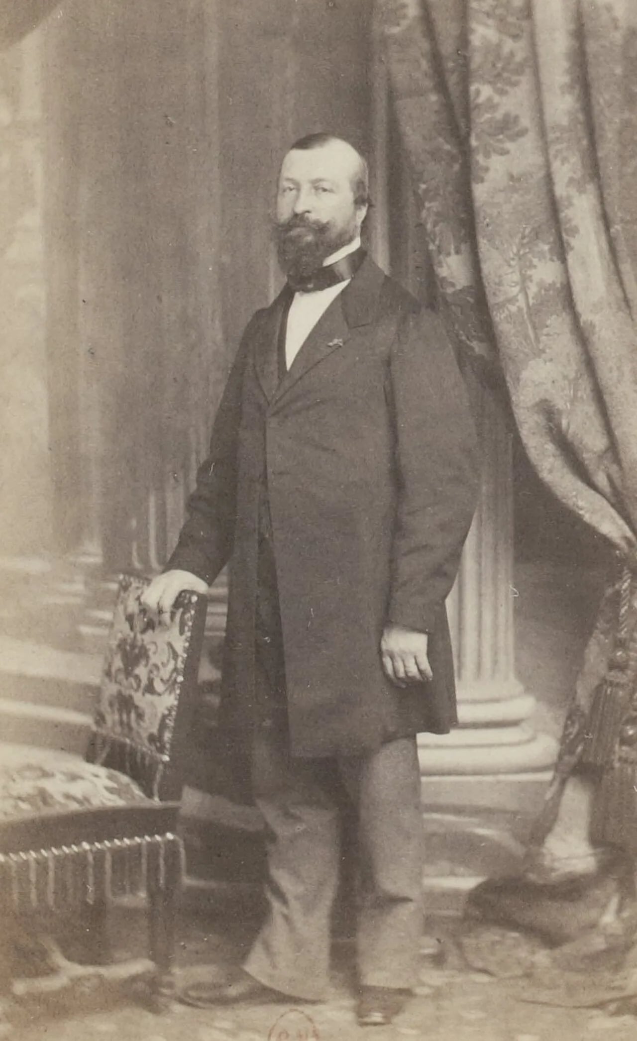 Porträt von Louis-Evariste Robert de Beauchamp (1820–1894) – Gedenkseite