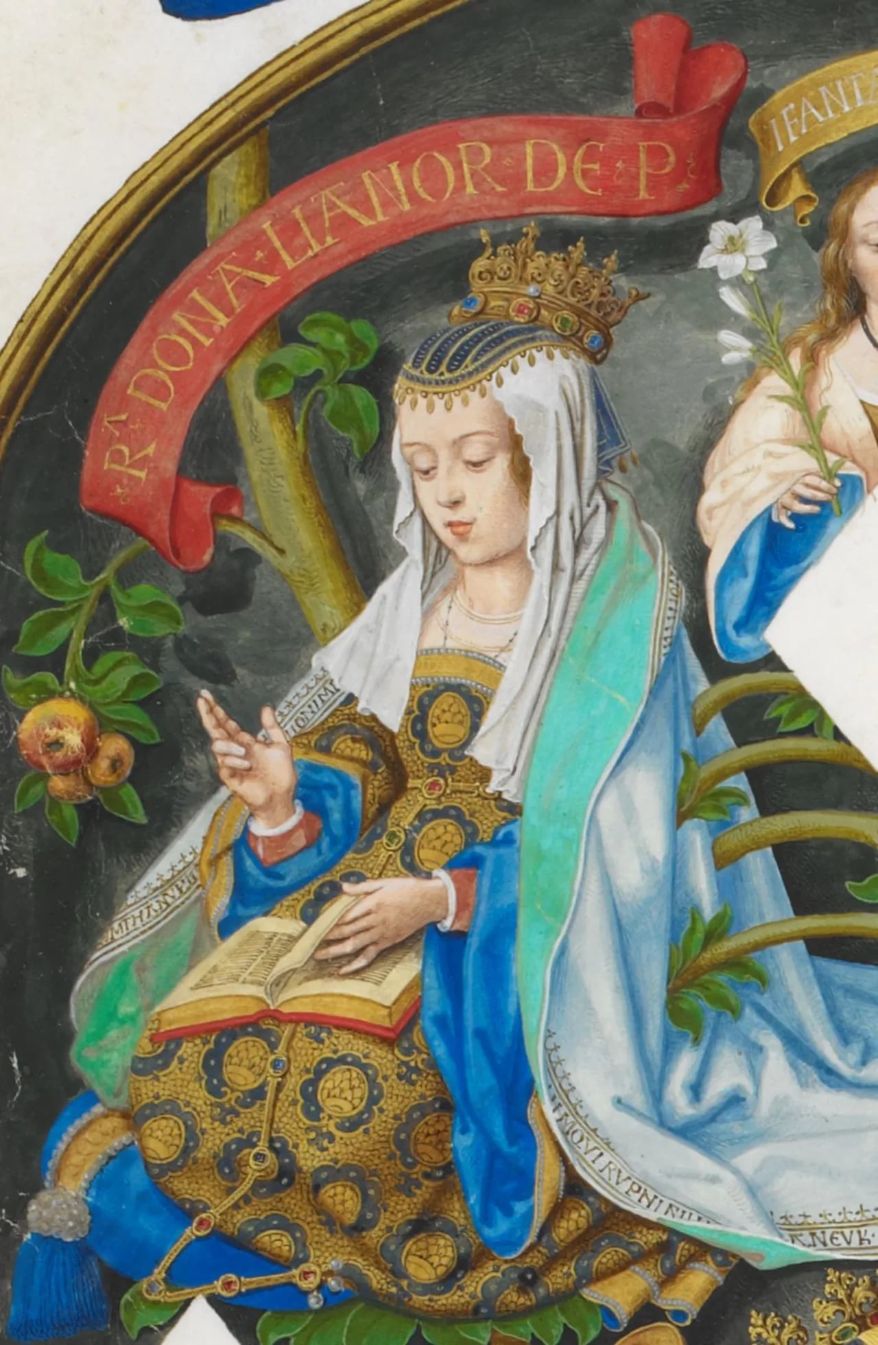 Porträt von Eleonore von Aragonien (1402–1445) – Gedenkseite