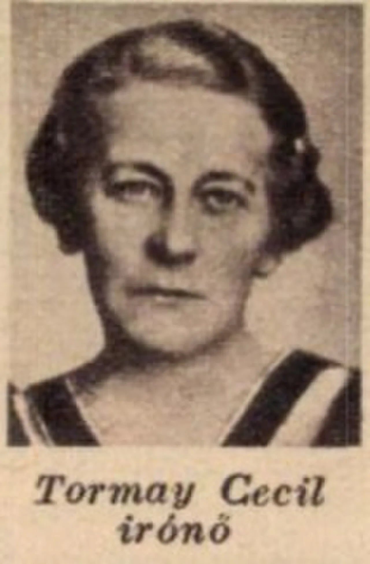 Porträt von Cécile Tormay (1876–1937) – Gedenkseite