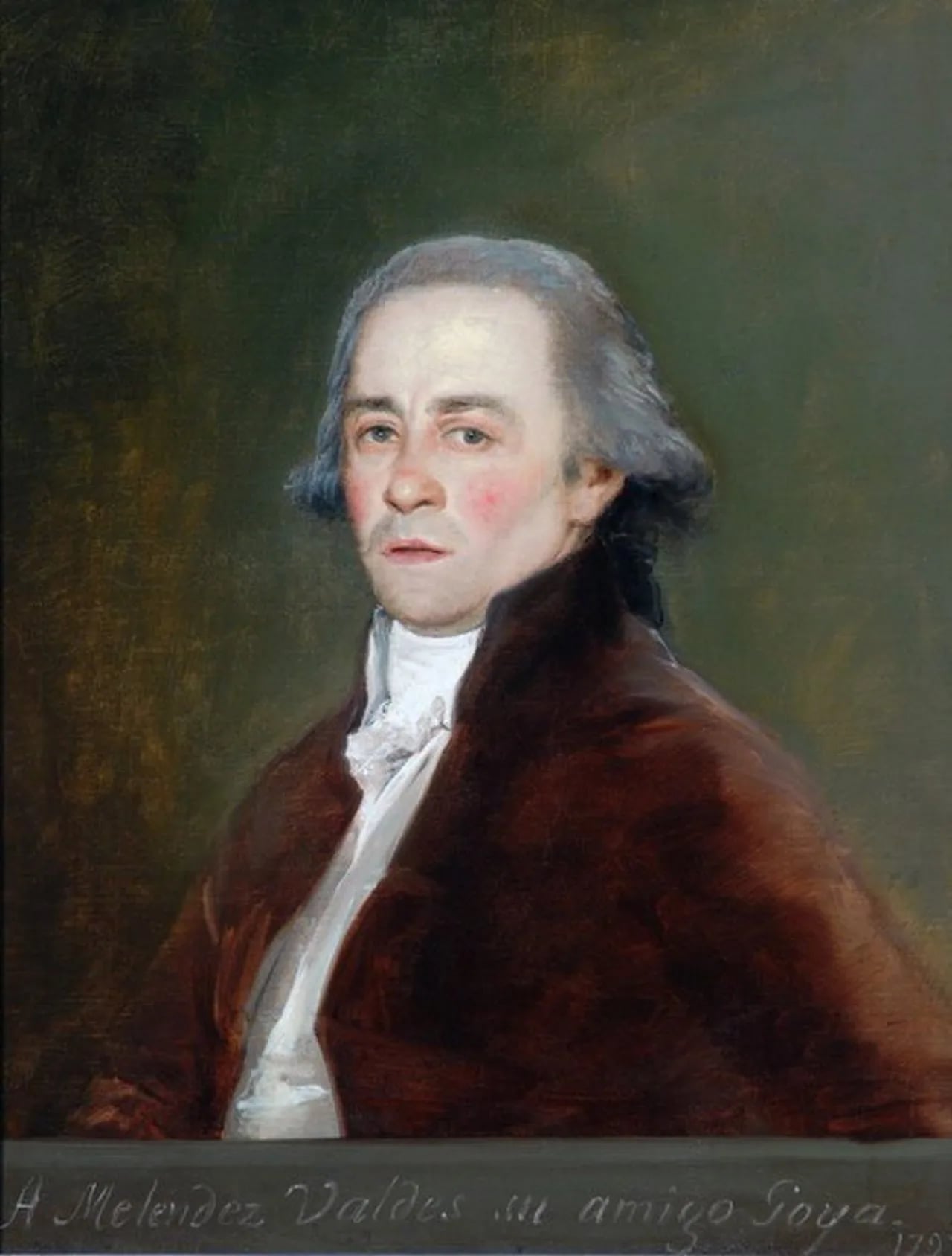 Porträt von Juan Meléndez Valdés (1754–1817) – Gedenkseite