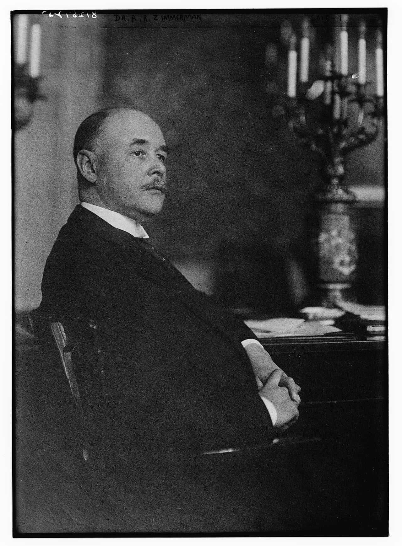 Portrait of Alfred Rudolph Zimmerman (1869–1937) – memorial page