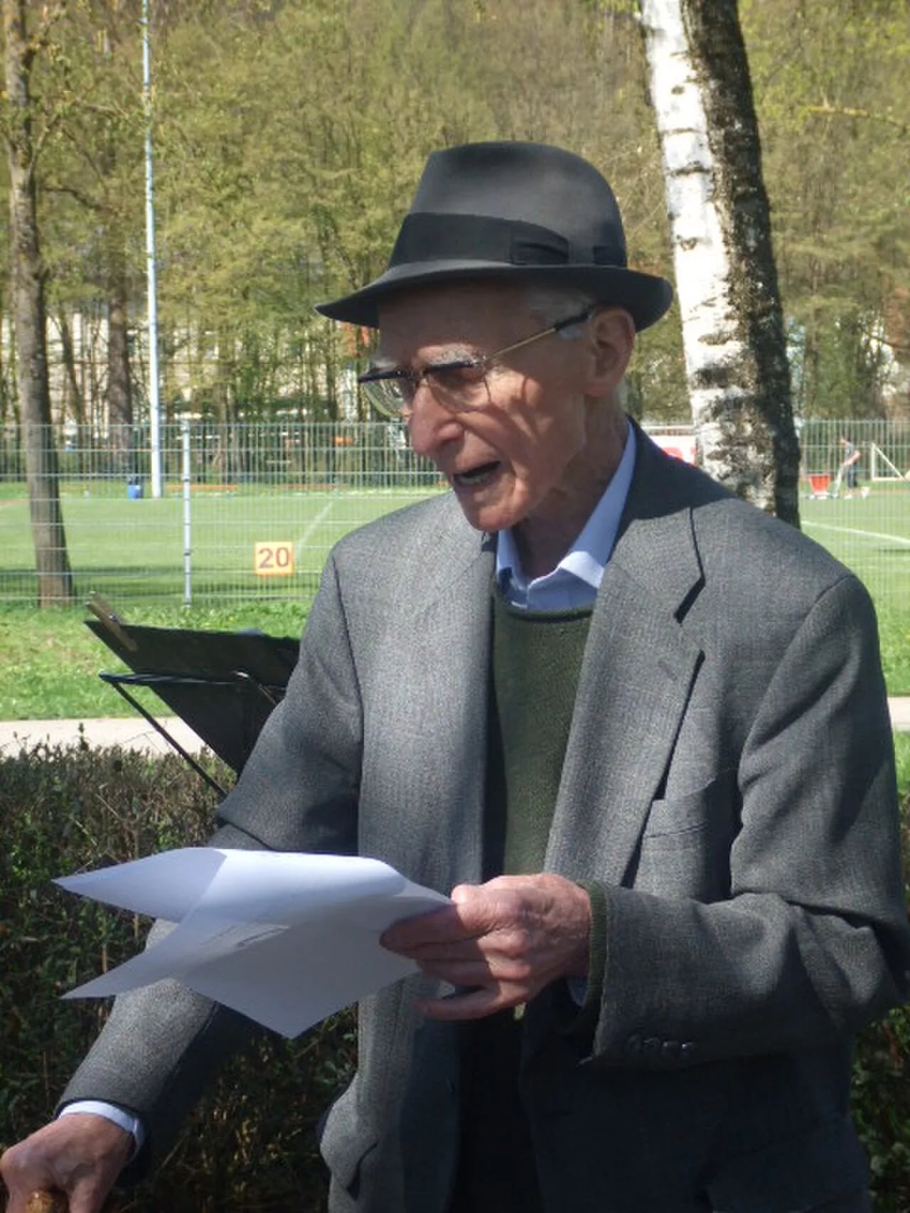 Portrait of Theodor Bergmann (1916–2017) – memorial page