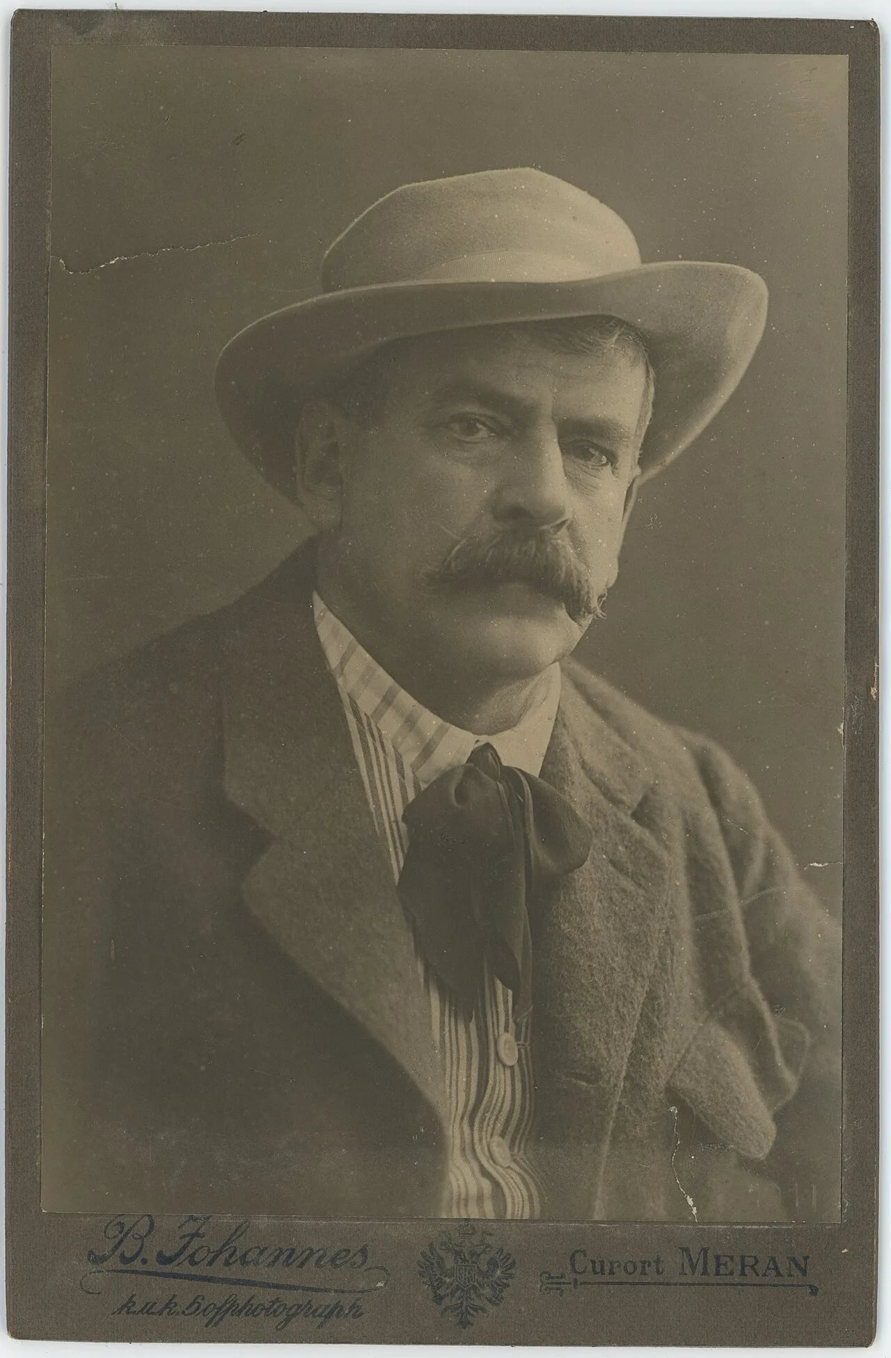 Porträt von Theodor Christomannos (1854–1911) – Gedenkseite