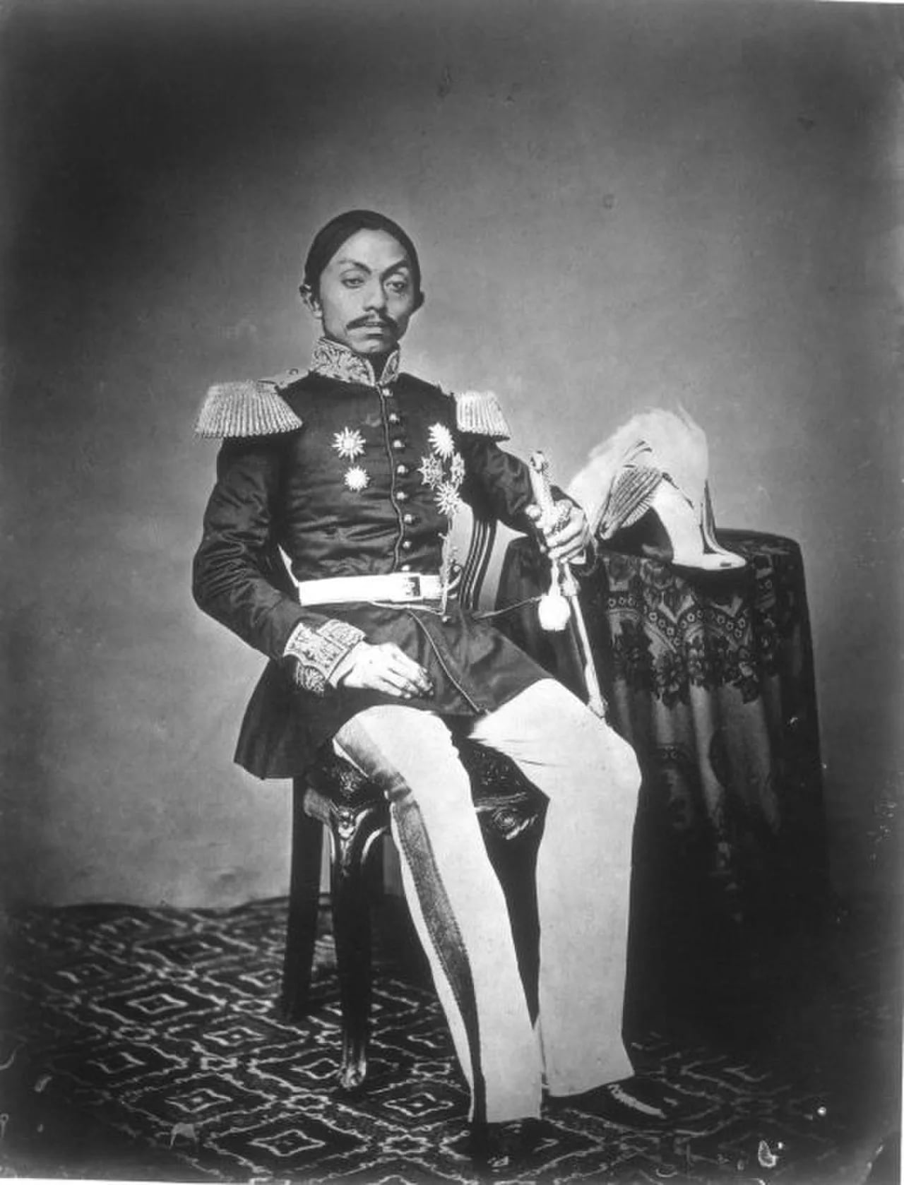 Porträt von Pakubuwono IX (1830–1893) – Gedenkseite