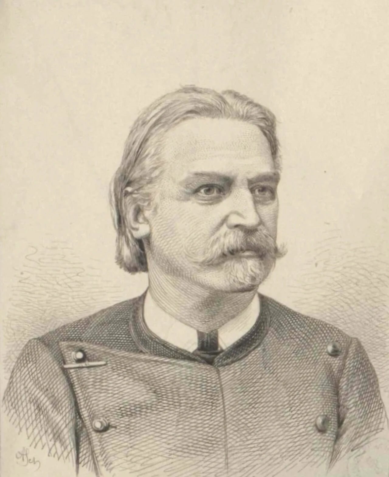 Porträt von Theodor Georgii (1826–1892) – Gedenkseite