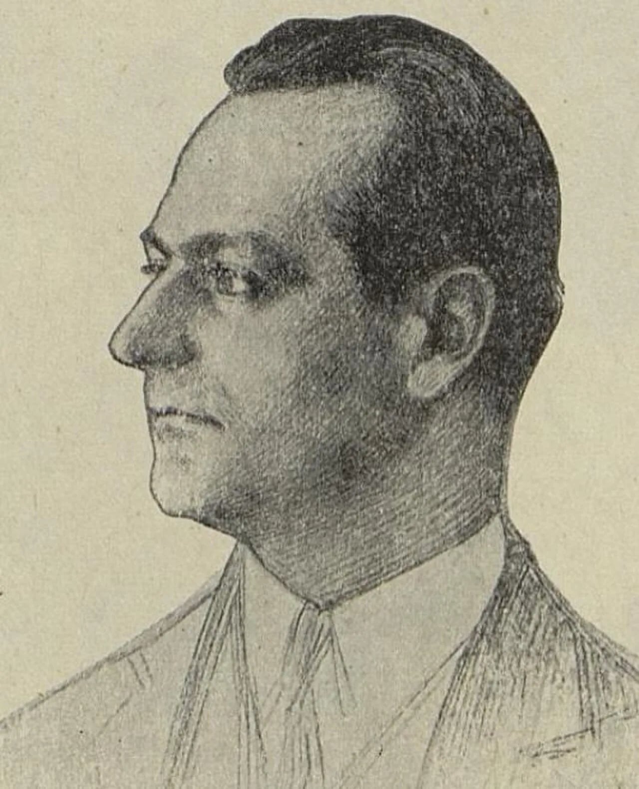 Portrait of Charles Guéret (1885–1932) – memorial page