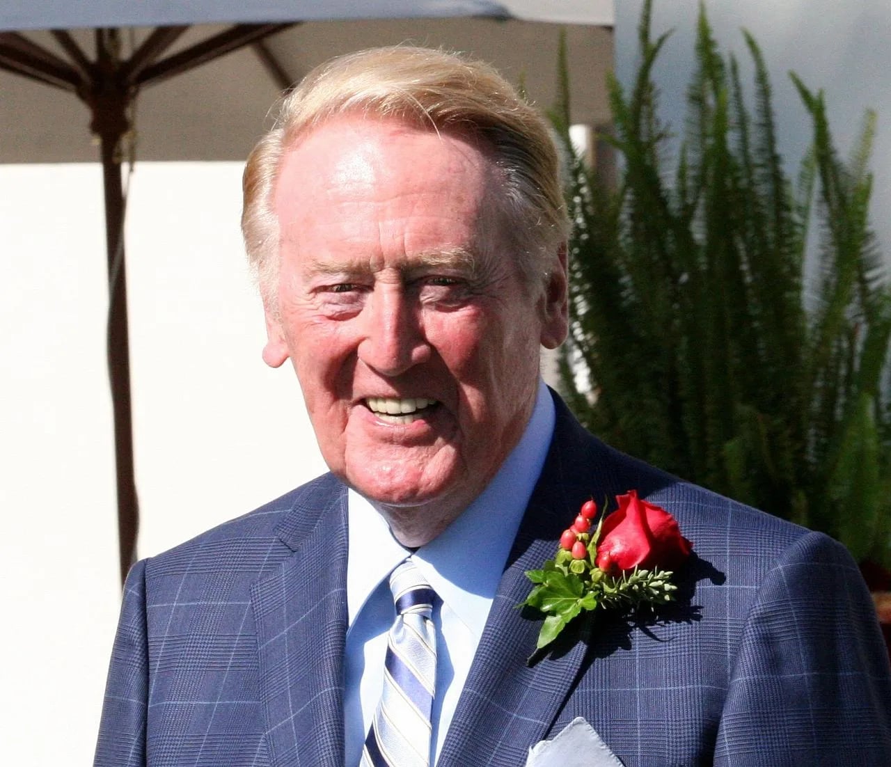 Porträt von Vin Scully (1927–2022) – Gedenkseite
