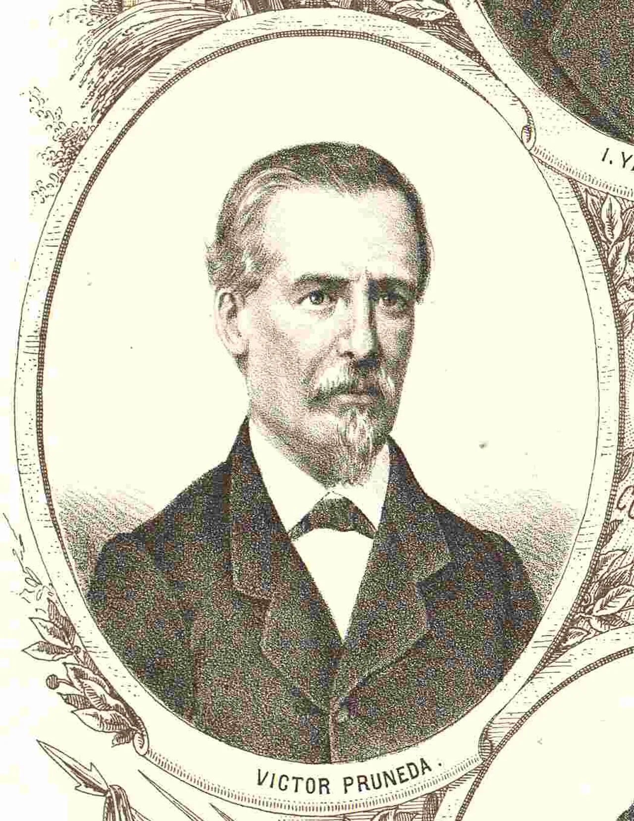 Portrait of Víctor Pruneda (1809–1882) – memorial page