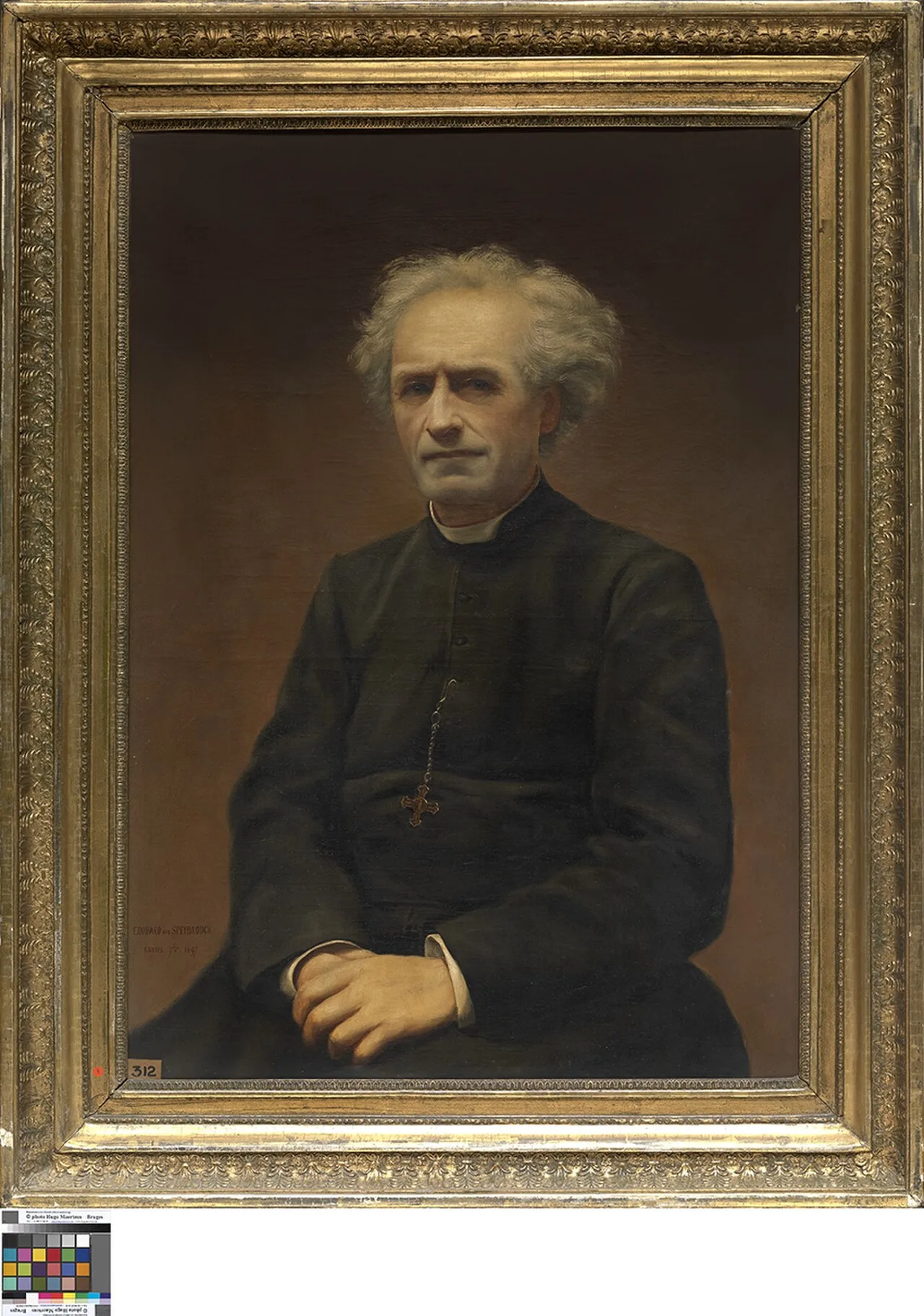 Porträt von Lodewijk Van Haecke (1829–1912) – Gedenkseite