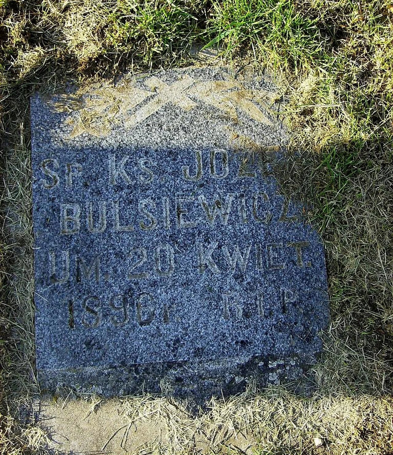 Porträt von Berard Bulsiewicz (1838–1896) – Gedenkseite