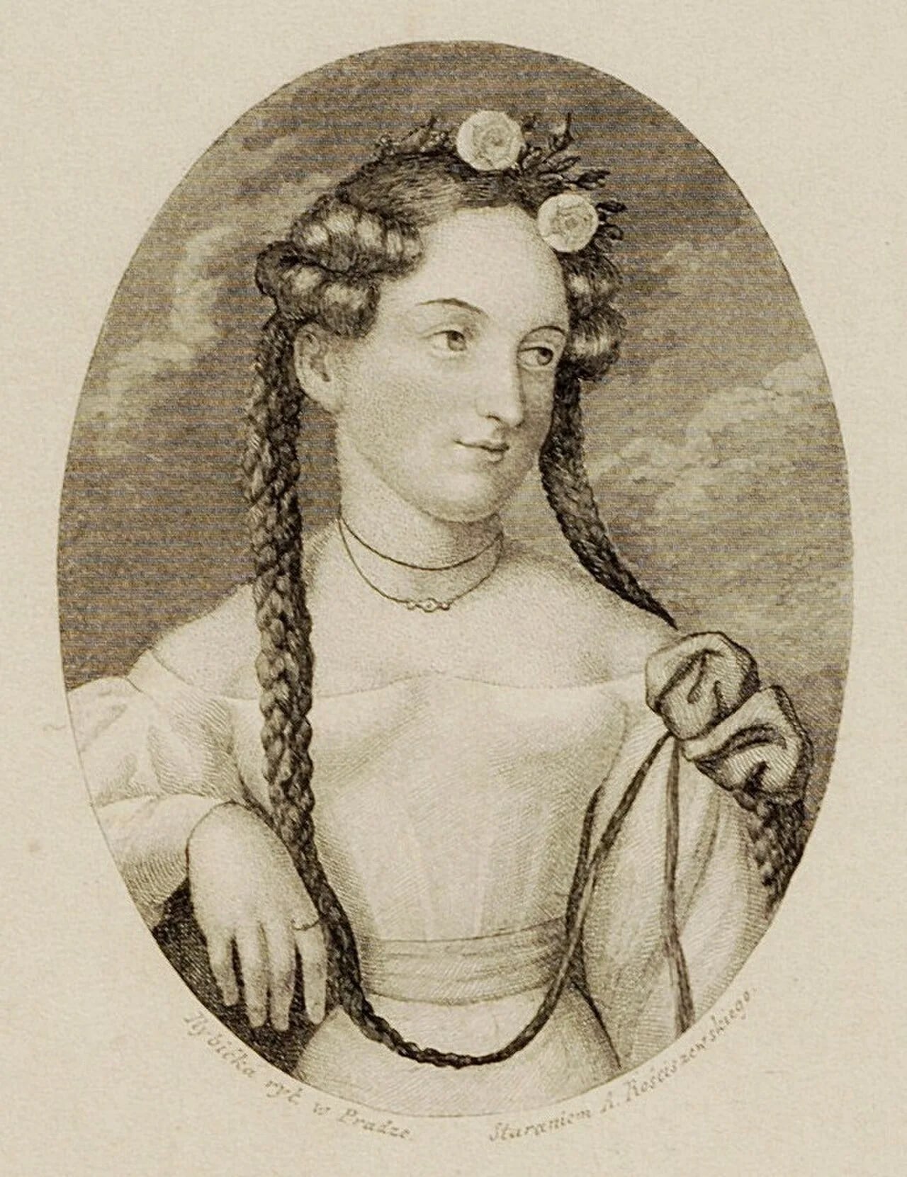 Portrait of Anna Terlecka (1810–1835) – memorial page