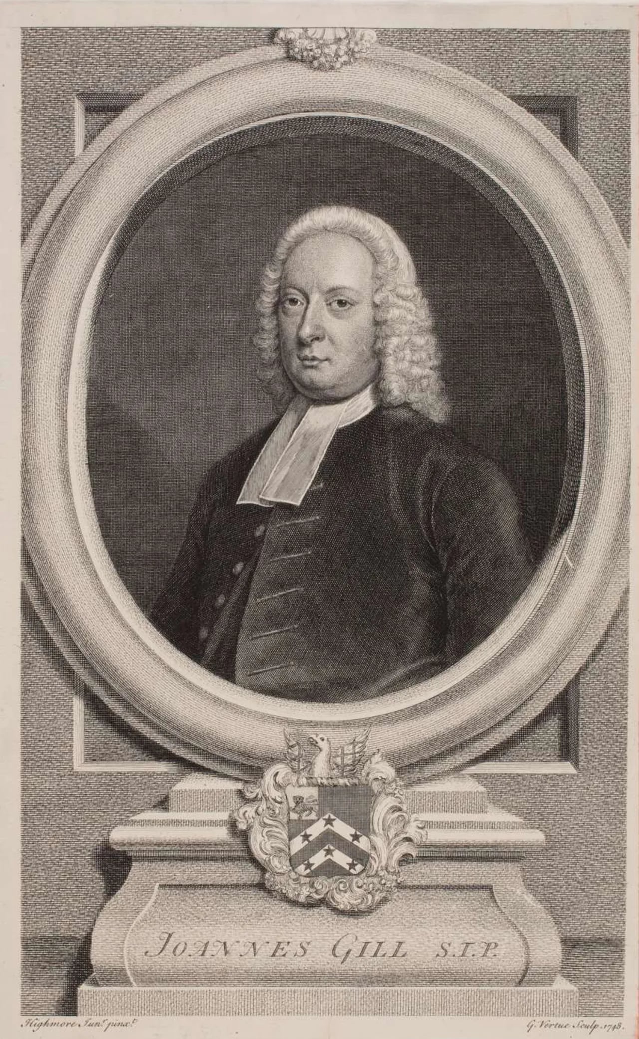 Portrait of John Gill (1697–1771) – memorial page
