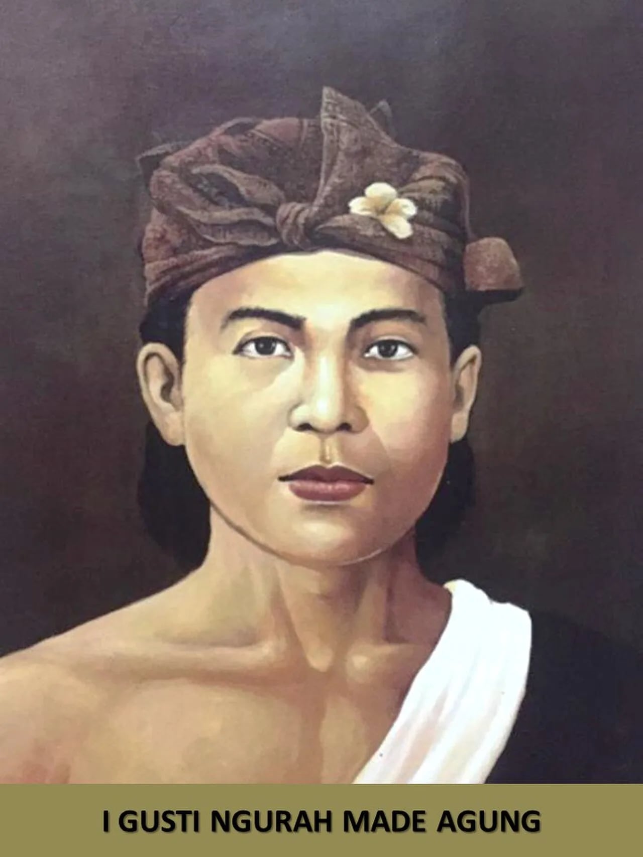 Porträt von I Gusti Ngurah Made Agung (1876–1906) – Gedenkseite