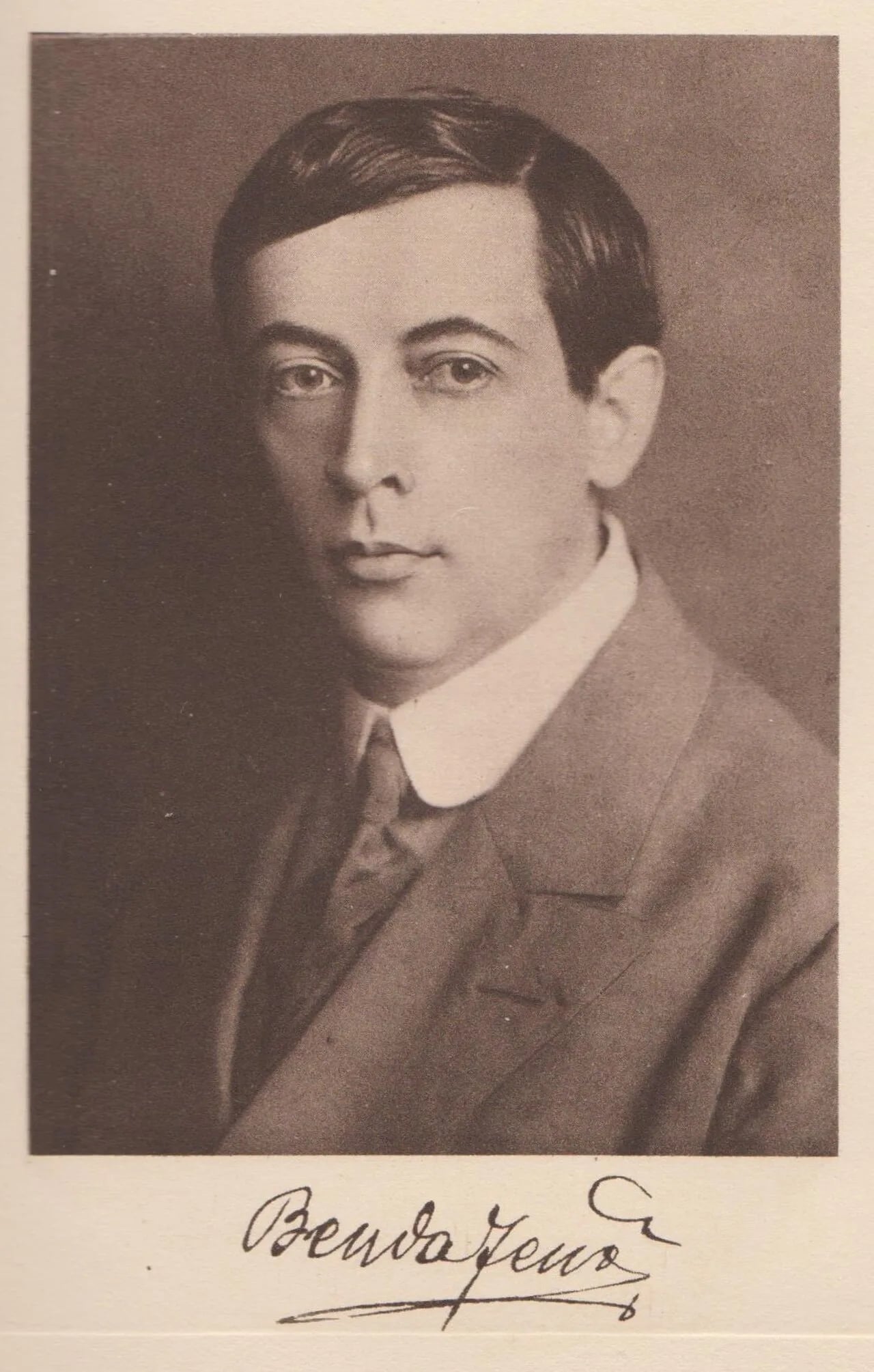 Porträt von Jenő Benda (1882–1944) – Gedenkseite
